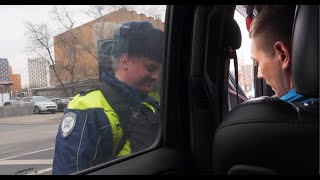 Гайцы стоят и Ильдар без прав