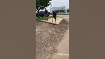 Installing Straw Erosion Blanket On Fresh Topsoil￼ #landscaping #dirt