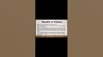 Numpy in Python |How to install NumPy |Arrays in Numpy |Dimensions in Numpy Arrays |Creative Notes