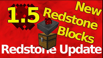 New Redstone Blocks! 1.5 Minecraft! 13w01a Snapshot
