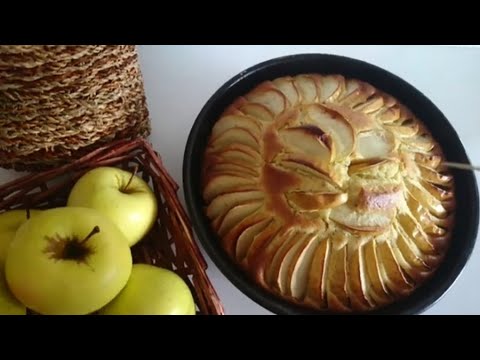 apple cake ,make cake without mixer \\ apple recipes