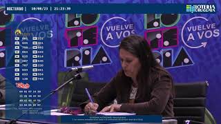 Emisión en directo de Loteria Uruguaya