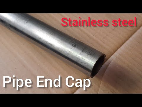 How to Make Metal Pipe End Cap | Easy Way | Secret Pipe Cutting