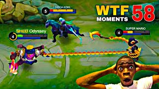 MOBILE LEGENDS WTF FUNNY MOMENTS COMPILATION 2024 #58 | MLBB WTF MOMENTS