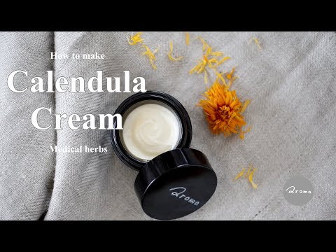 肌トラブルに 万能カレンデュラ軟膏 手作りコスメ ミツロウクリームの作り方 Youtube