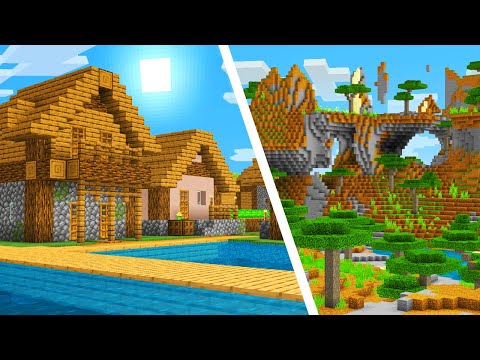 👉 TOP 3 MEJORES SEMILLAS (SEEDS) PARA MINECRAFT PE 1.16 ✅ BIOMAS RAROS, ALDEAS...