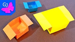 Оригами ЛЕГКАЯ КОРОБОЧКА из бумаги Оригами ЛЕГКАЯ КОРОБОЧКА из бумаги