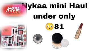 Nykaa mini haul  Bht Affordable productsviews nykaa subscribers