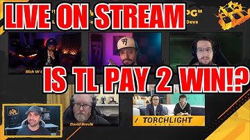 Torchlight Infinite DEVS Asked LIVE On Stream About Pay 2 Win In Game!! Very Interesting Response!!