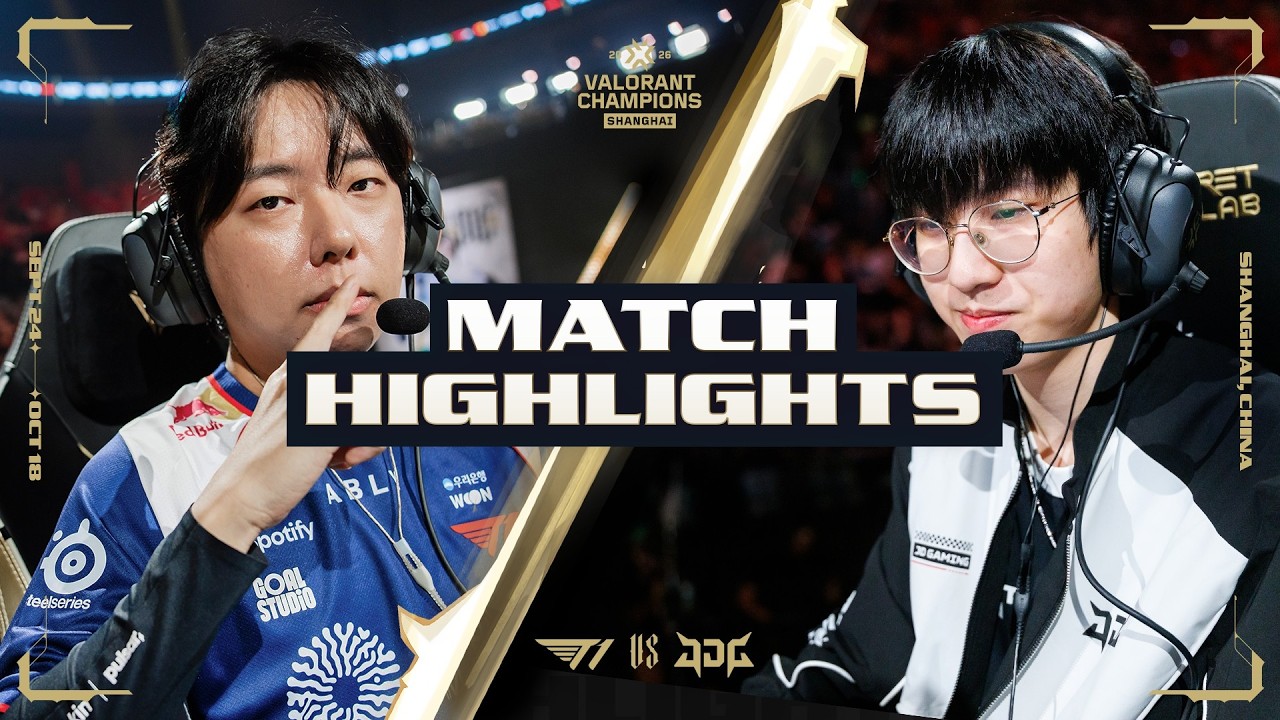 T1 vs. JDG | MATCH HIGHLIGHTS | VALORANT Champions Shanghai - Group Stage