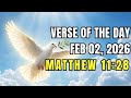 Verse Of The Day 2 February 2026 Matthew 11 28