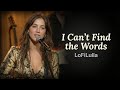 I Can T Find The Words LoFiLulla Lyricsvideo 80smusic Lofilulla