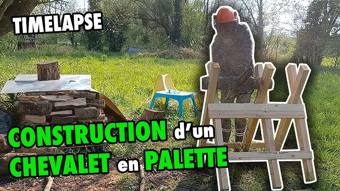 Chevalet de sciage en palettes, construction pas-à-pas