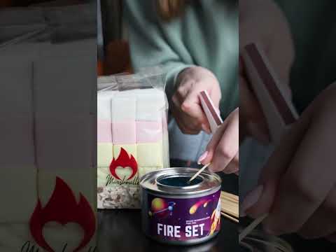 Набір маршмеллоу:  маршмеллоу 45 шт, пальник 1 шт, шпажки 20 шт, сірники 1 коробка, видео 1