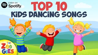 Top 10 Kids Dancing Songs by The Zoogies