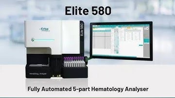 erba fully Automatic Elite580-Cell counter /5 part automatic cell counter erba machine