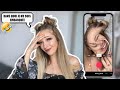 Se maquiller avec un filtre tiktok  challenge makeup 