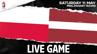 LIVE | Poland vs. Latvia | 2024 #IIHFWorlds image