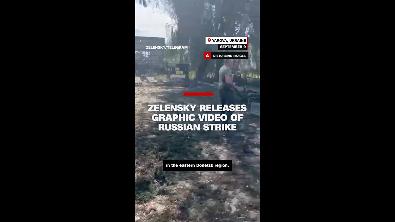 Zelensky releases graphic video of Russian strike DEK: