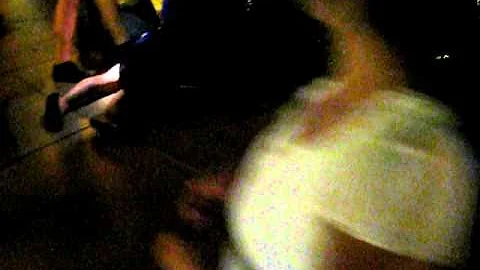 Obese woman gets tackled by Palazzo Security