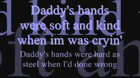 Holly Dunn Daddy's Hands [Lyrcis]