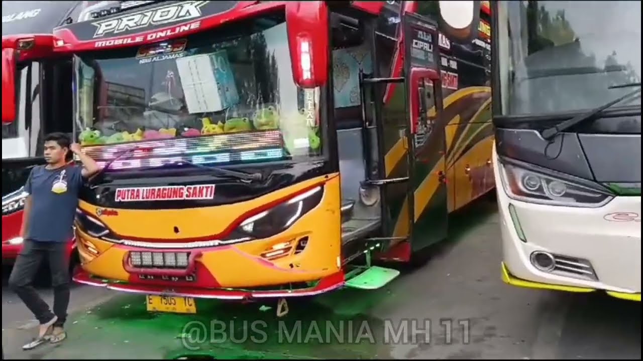 Bus Putra Luragung Sakti Trip Jakarta Kuningan Cirebon || Terminal Tanjung Priok