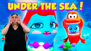 ASL 🐠 Under the Sea (The Little Mermaid Soundtrack) 🧜🏻‍♀️ Sign Language ✨ The Moonies Official