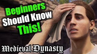 10 ESSENTIAL Beginner Tips for Medieval Dynasty [Medieval Dynasty 101]