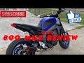 2021 Yamaha MT09 800 mile review!!! Pro's and Con's