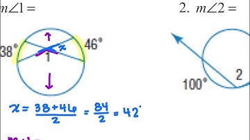 Geometry Honors 10.6 Secants, Tangents, and Angle Measures