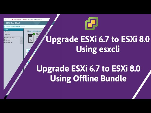 Upgrade To Vmware Esxi 65 Update 1 Using Vum Virtualization Howto