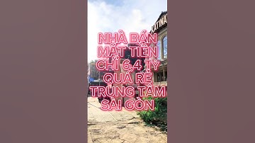 Chính chủ bán nhà mặt tiền Phan văn trị quận Gò vấp rẻ mạc so với bđs trung tâm #nhamattien #shorts