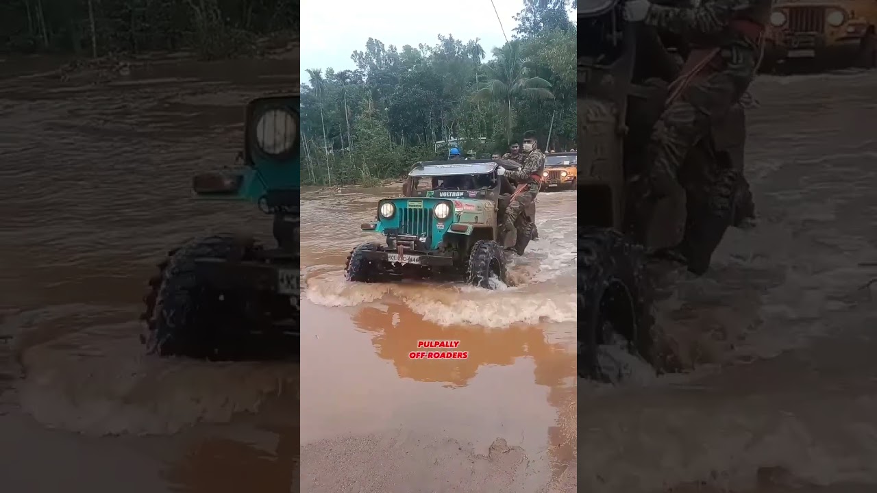 WAYANAD LAND SLIDE RESCUE| INDIAN ARMY | OFF-ROAD JEEP | MAHINDRA JEEP | FLOOD RESCUE 