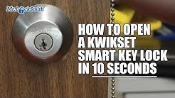 How to Open a Kwikset Smart Key Lock in 10 seconds Video by Mr. Locksmith 