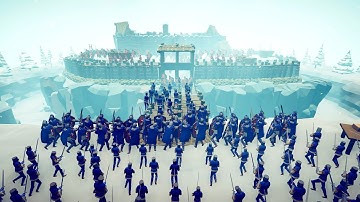 MEDIEVAL ARMY SIEGE VIKING CASTLE - ARMY INVASION - Totally Accurate Battle Simulator TABS