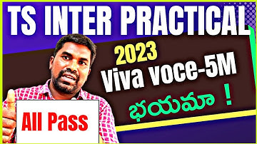 Inter Practicals 2023,Viva Voce,Record,Exam Pattern Required material All details in telugu