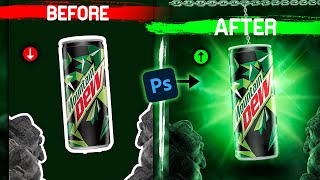 Adobe Photoshop Tutorial: Designing Advertisement Poster from Scratch Graphic Design