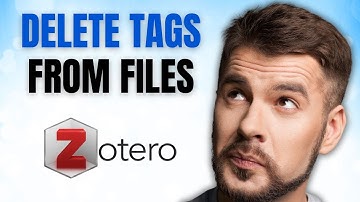 How to Remove Tags From Your Zotero Files FAST!