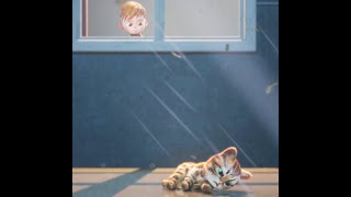 「パズにゃん/Kitten Match」Little Baby Found Shivering Cat