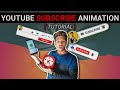 How to make a subscribe bell animation in mobile  subscribe bell icon kaise banaye subscribe an