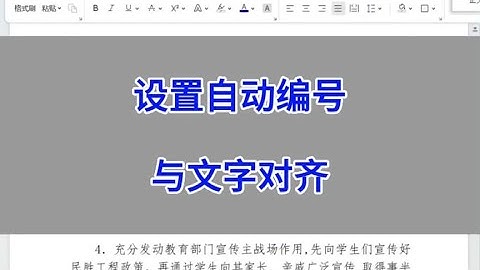 自动编号与文字对齐。#word #excel #wps #电脑 #职场