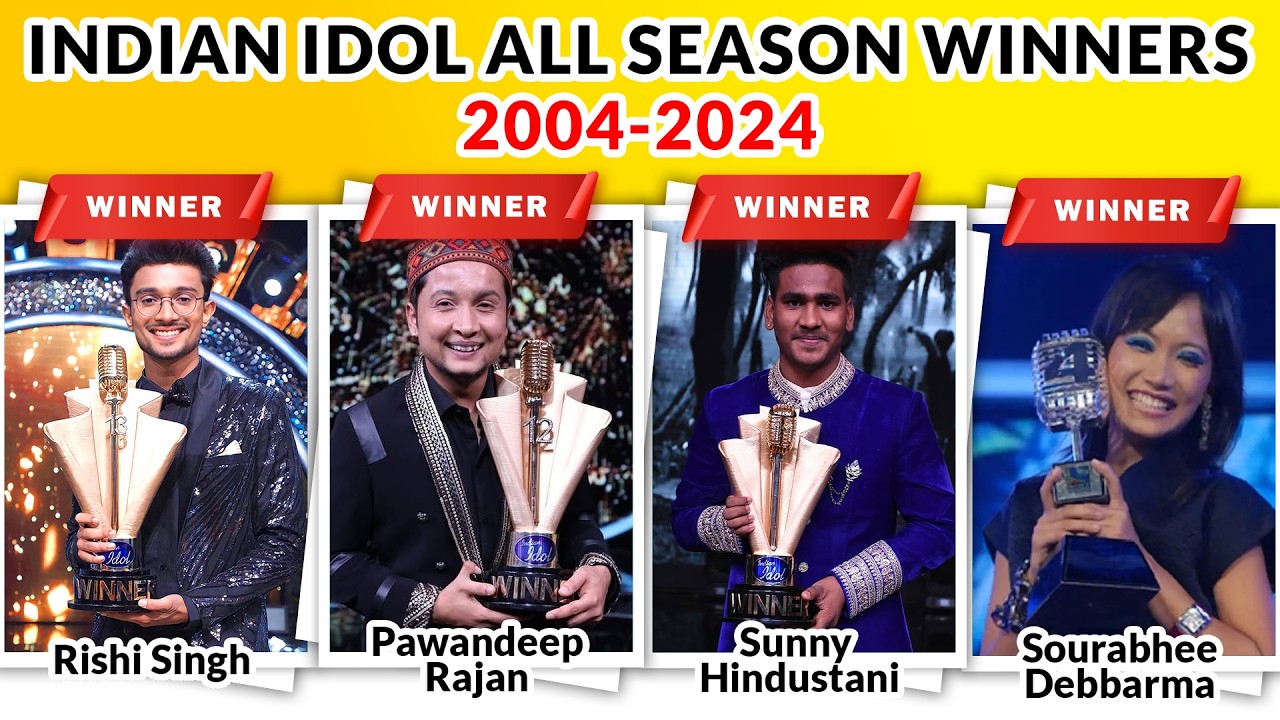 Indian Idol All Season Winners (2004-2024) | The Facts Dhara - YouTube