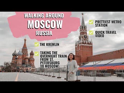 Moscow! Taking the Sleeper Train, Walks, and a Tour of the Kremlin | Almost Diplomatic