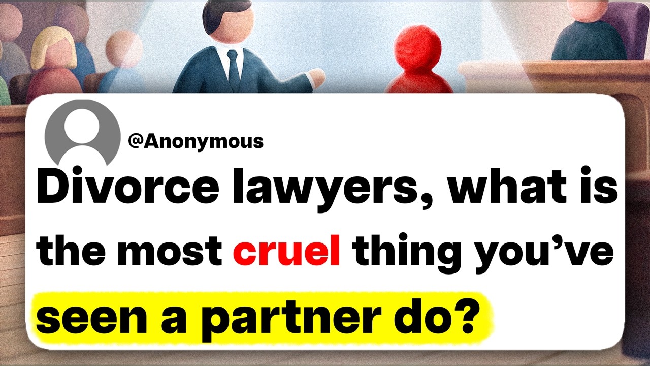 Divorce lawyers, what is the most cruel thing you've seen a partner do?
