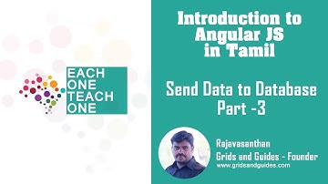 Insert data into mysql using angularjs - Part 3 - Introduction to Angular in Tamil - E1T1
