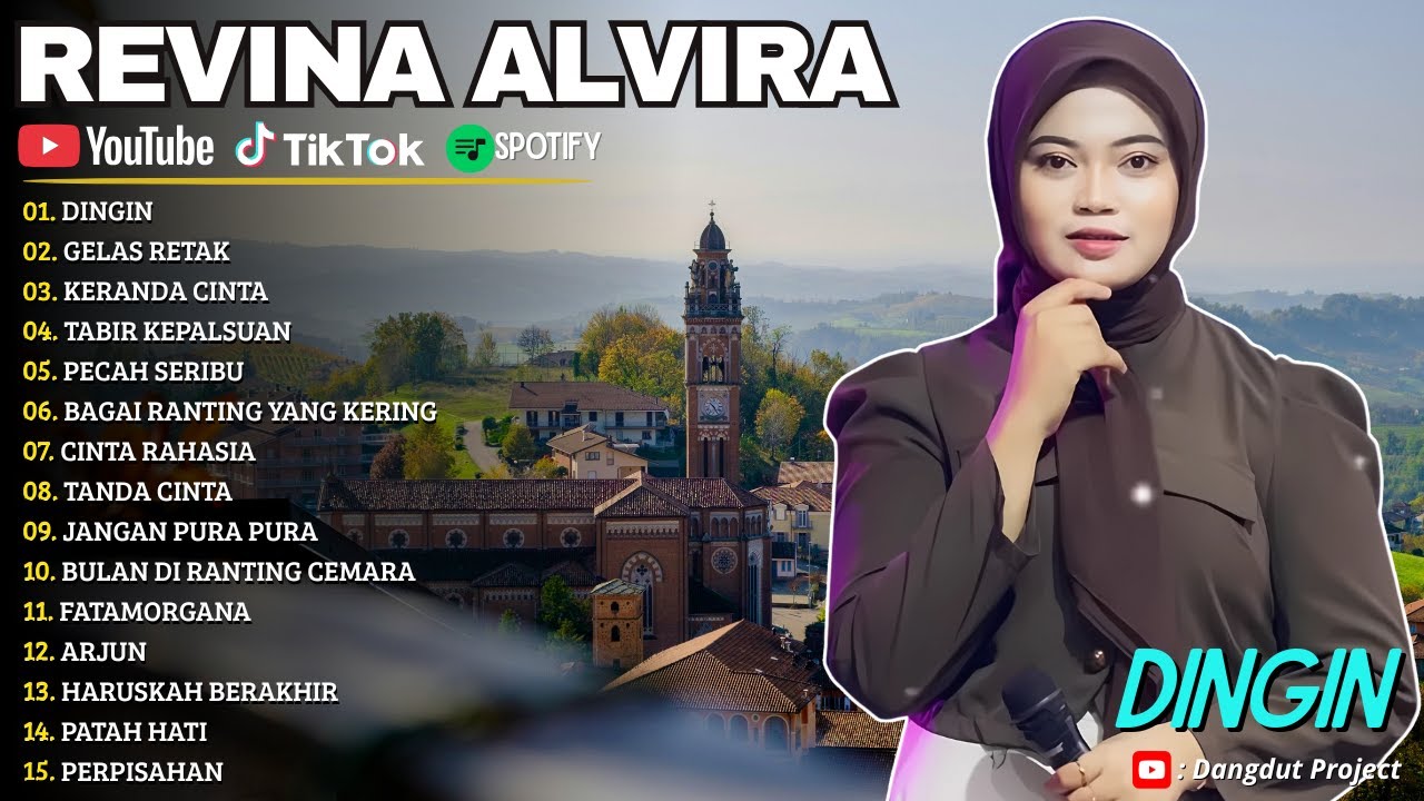 DINGIN - GELAS RETAK || REVINA ALVIRA || DANGDUT ROJECT FULL ALBUM TERBARU