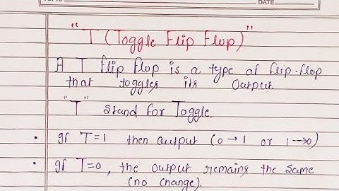 T Flip-Flop Explained in 1 Minute | Toggle Flip-Flop Full Concept | Digital Electronics