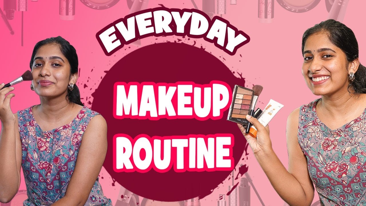 Simple everyday makeup routine 💄 | 10 minutes | It's Nidhi - YouTube