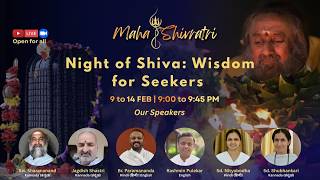 Wisdom for Seekers | Live with Swami Sharnayu ji | Mahashivratri 2026 | Kannada