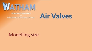 Air Valves: Sizing